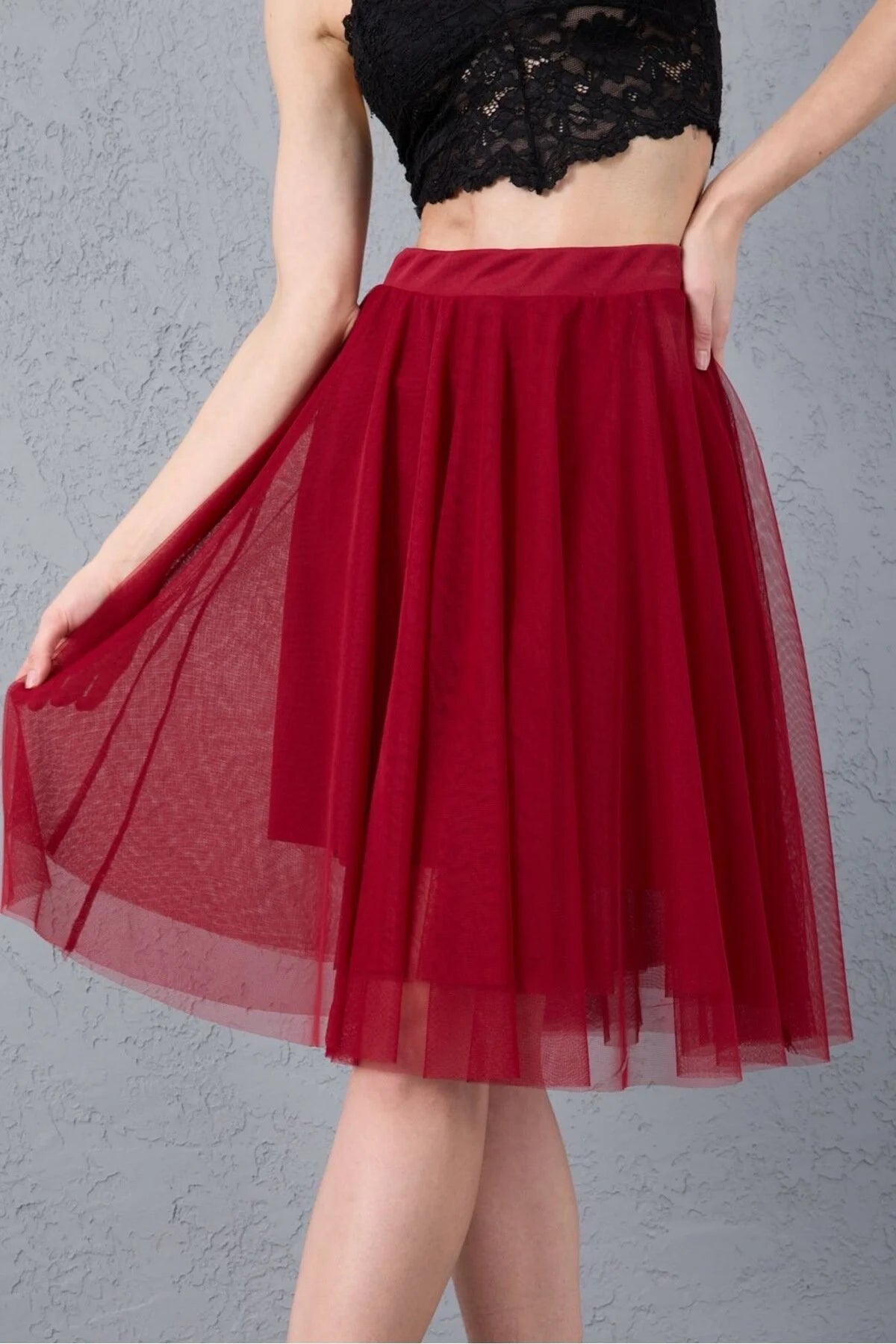 Kadın Etek Tütü Tül Astarlı Party Doğum Günü Yeni Yıl 5283