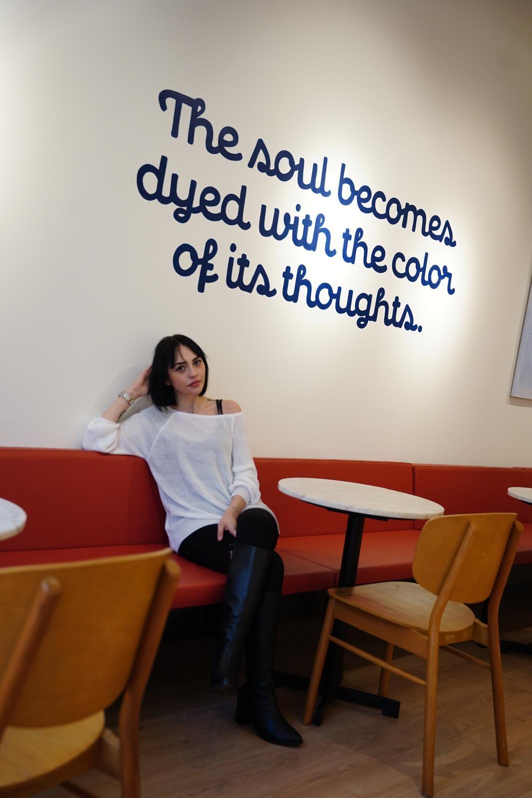 Kadın Giyim Bluz Triko Kazak Düşük Omuz Merserize Rahat Kalıp Örme Triko 3322