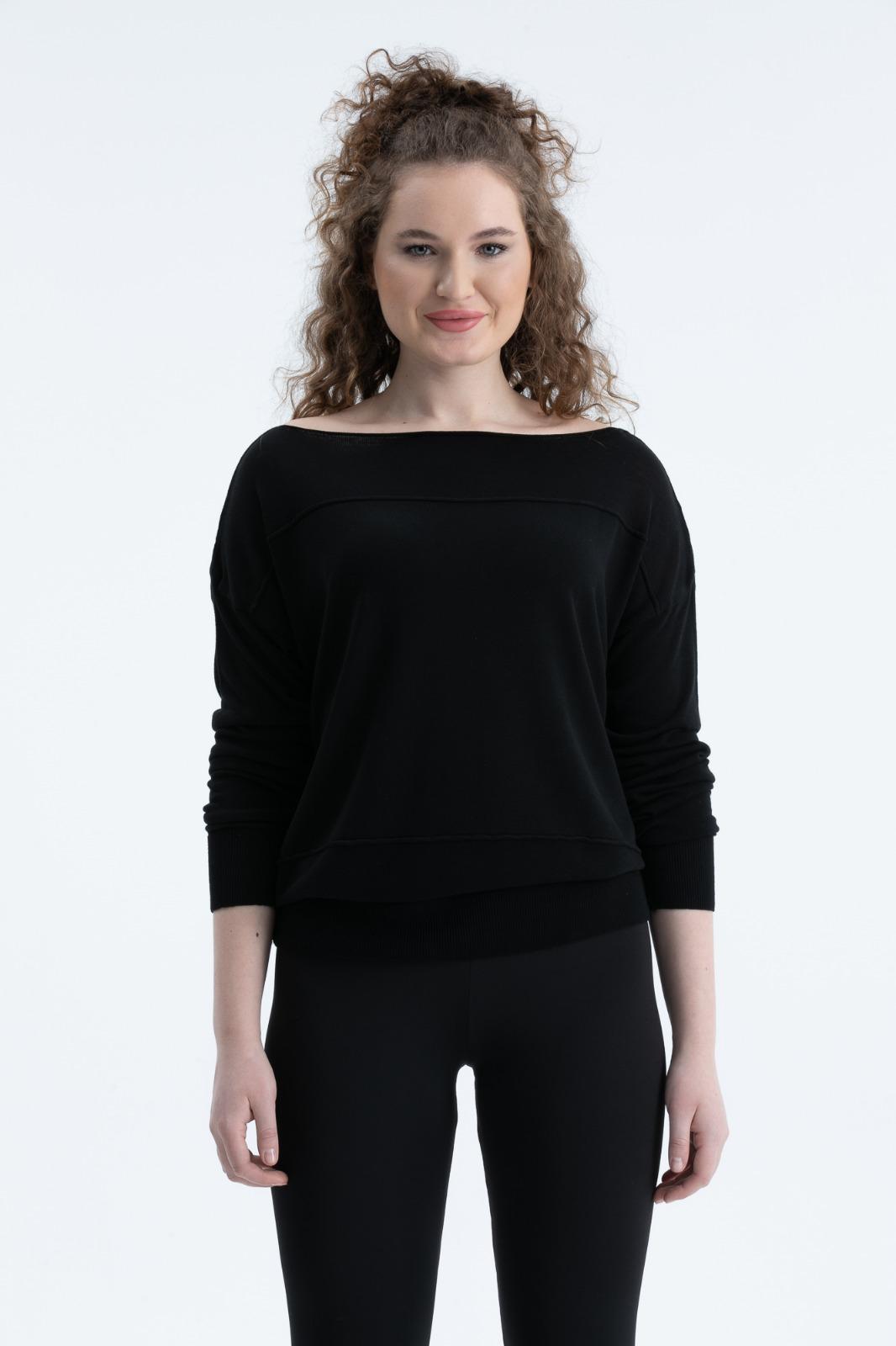 Kadın triko kazak Düşük Omuz İnce Viskon Triko Örme Kazak 8540