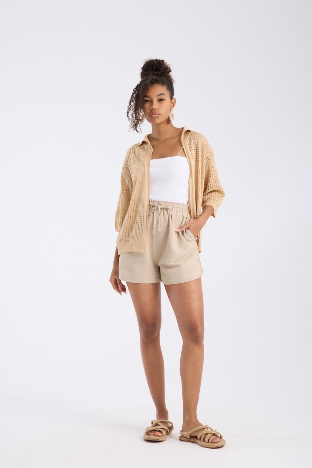 Kadın Triko Hırka Yumuşak Doku Trend Tasarım Merserize 3512