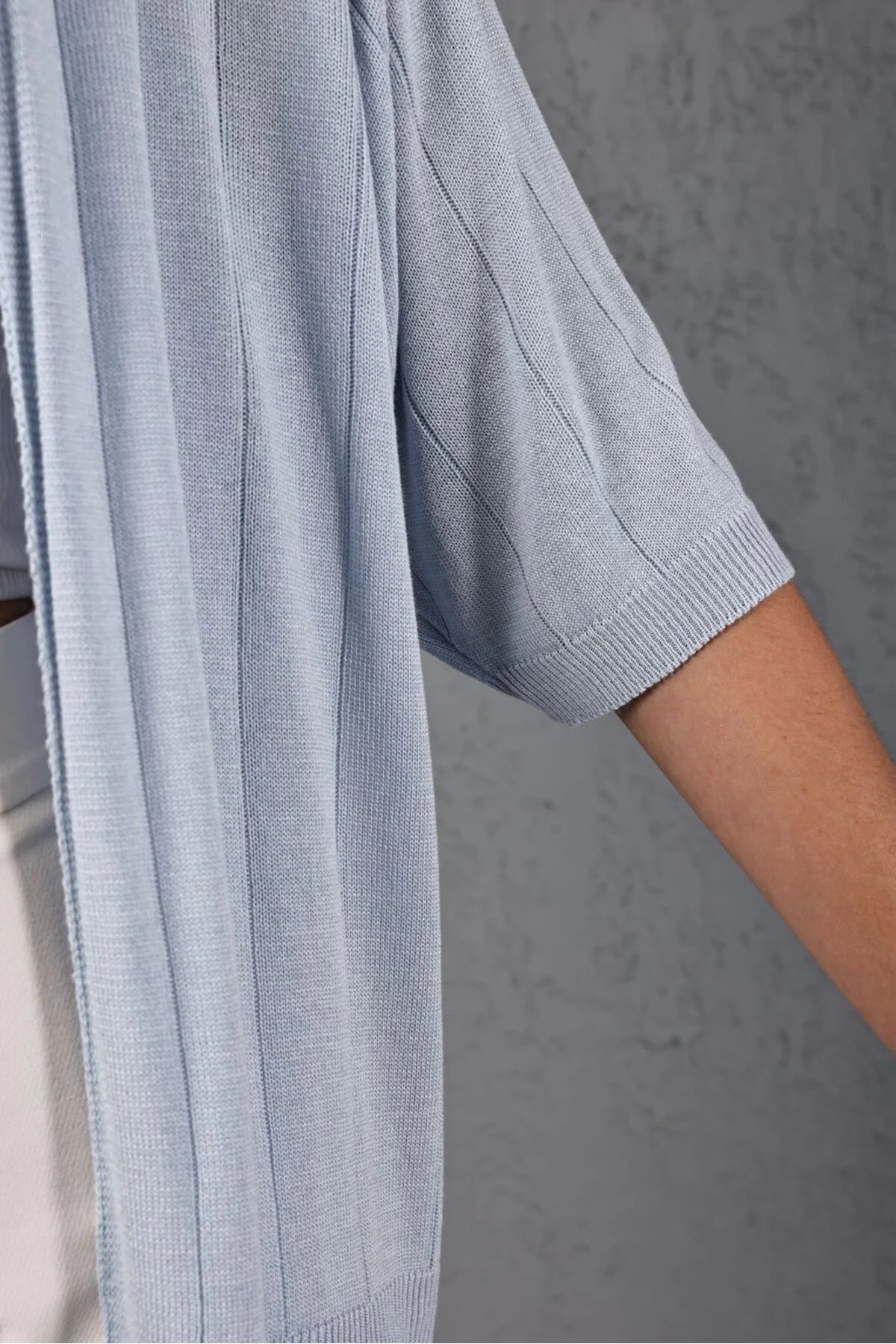 kadın triko hırka kısa kollu basic viskon tasarım trend moda 3426