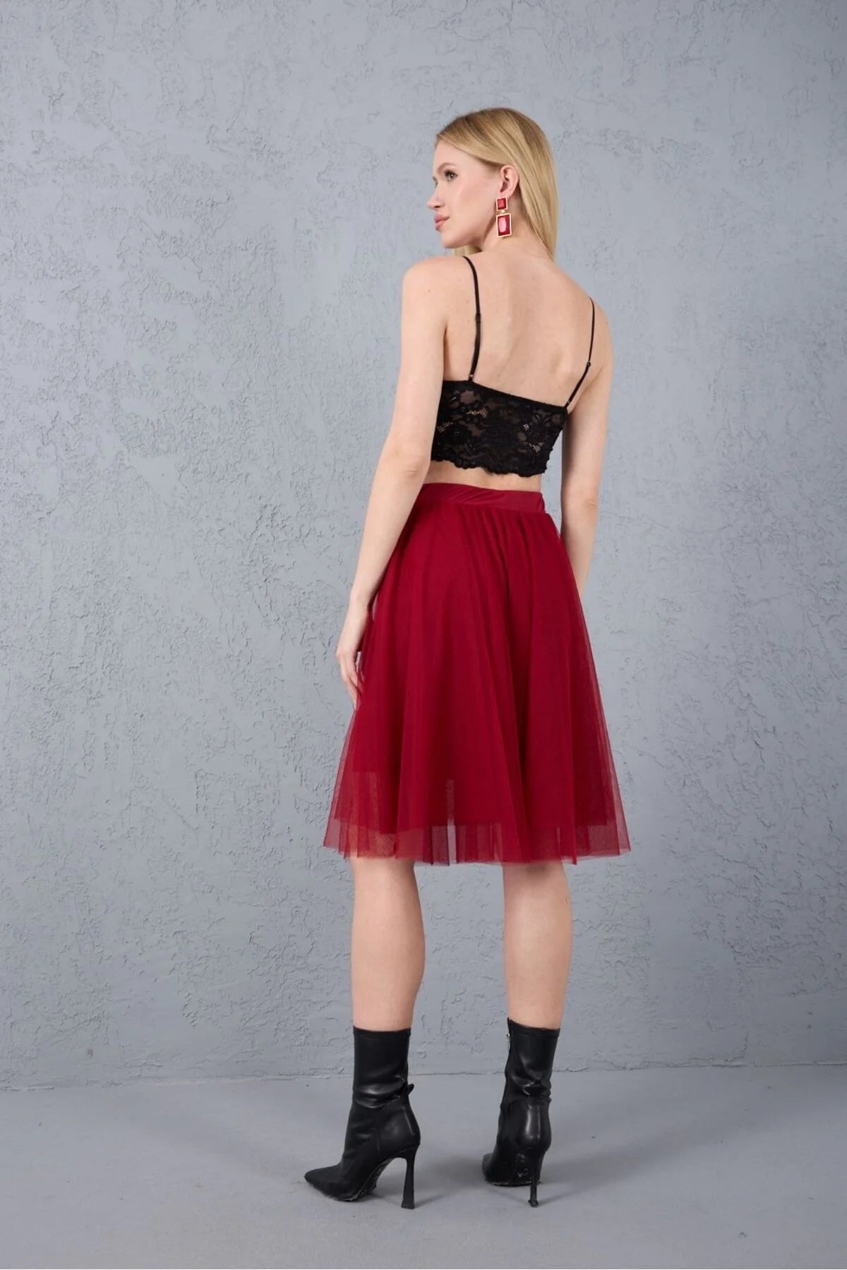 Kadın Etek Tütü Tül Astarlı Party Doğum Günü Yeni Yıl 5283