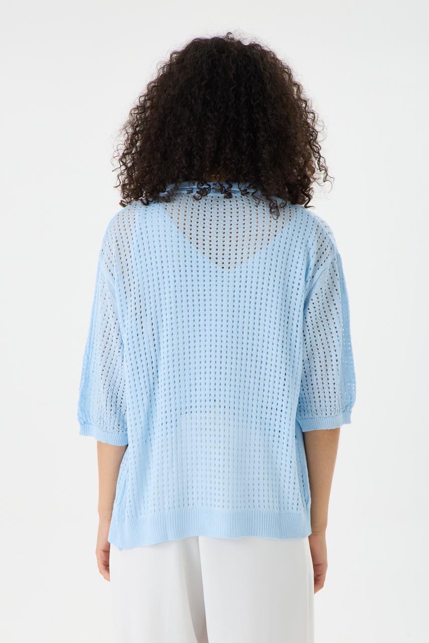 Kadın Triko Hırka Yumuşak Doku Trend Tasarım Merserize 3512